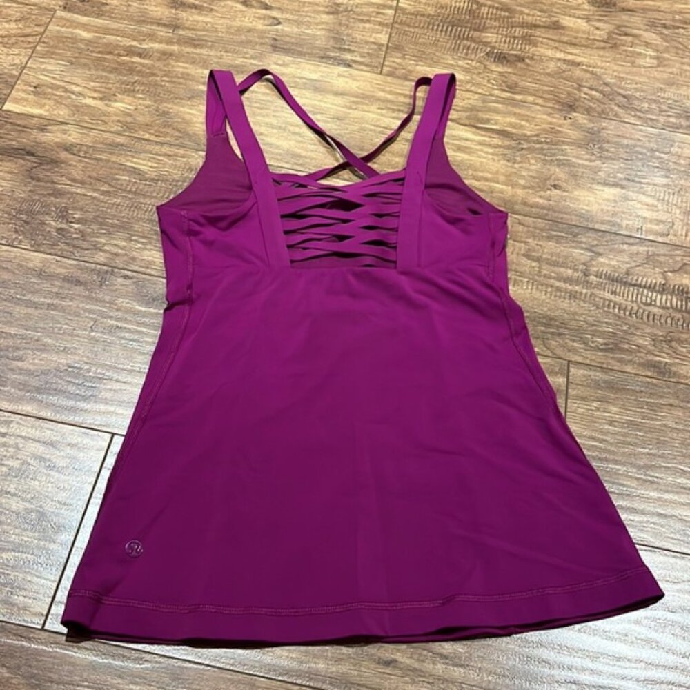 Lululemon Hot to Street Tank top regal plum - Picture 4 of 7